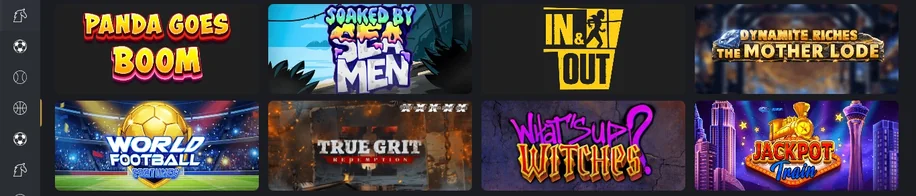 Browse popular slot titles.